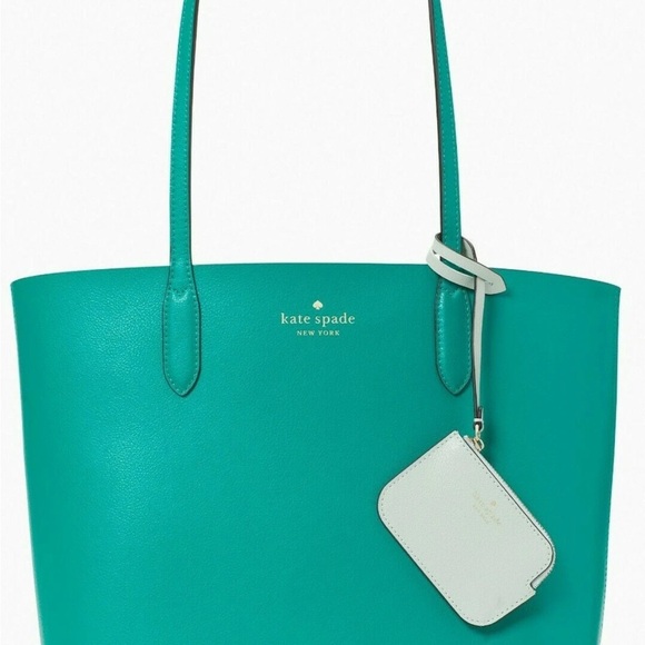Kate Spade Ava Reversible Tote in Fig Leaf - Picture 1 of 11